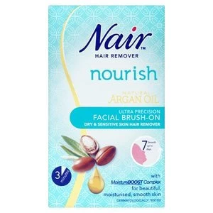 Nair Face Brush On Hair Removal Cream 50ml