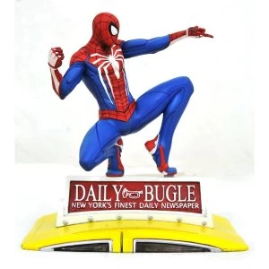 Marvel Gallery PVC Diorama PS4 Spider-Man on Taxi 23cm