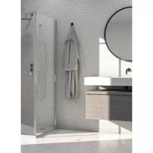 Aqualux Frameless 8mm Shower Enclosure Side Panel Only 800mm in Chrome