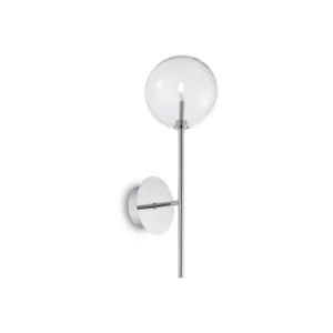 Equinoxe 1 Light Wall Light Chrome