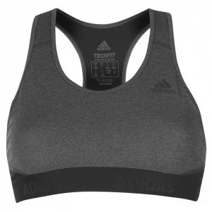 adidas Alphaskin Sports Bra Ladies - Dark Grey Heath