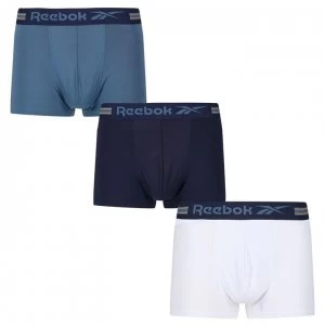 Reebok Garrels 3 Pack Boxers Mens - Navy/White