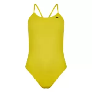 Nike Cut Out Swimsuit Womens - Yellow