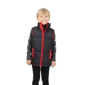 Little Knight Boys Tractor Collection Gilet (9-10 Years) (Grey/Red)