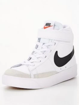 Nike Blazer Mid 77 Childrens Trainer - White/Black, Size 11