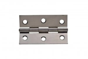 Wickes Butt Hinge - Chrome 76mm Pack of 20