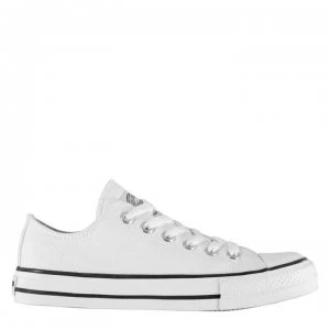 SoulCal Canvas Low Mens Trainers - White