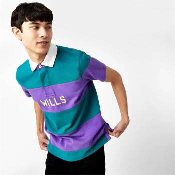 Jack Wills Axbridge Rugby Polo Shirt - Purple