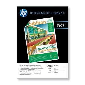 HP CG966A Professional Glossy Laser Photo Paper A4 200 gsm 100 sheets