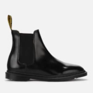 Dr. Martens Mens Graeme II Polished Smooth Leather Chelsea Boots - Black - UK 9 - Black