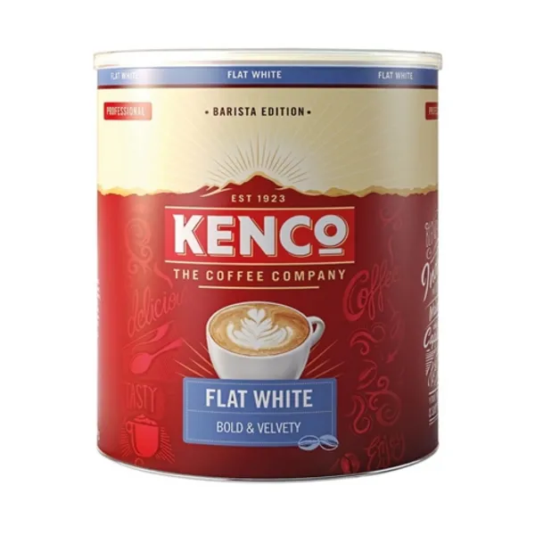 Kenco Flat White Instant Tin Coffee 1kg