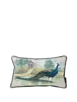 Kilburn & Scott Peacock Watercolour Cushion