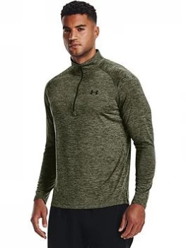 Urban Armor Gear Training Tech 2.0 Half Zip - Green/Black, Size L, Men