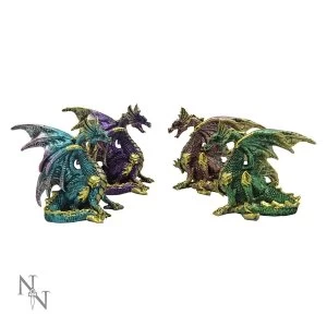 Precious Wings Set Of 4 Dragon Figures