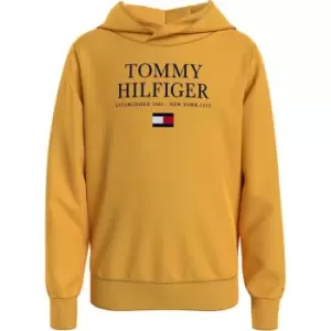 Tommy Hilfiger Junior Essential Logo Hoody - Yellow