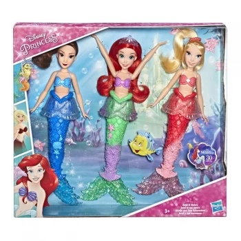 Disney Princess Ariel Sister Dolls - Multi