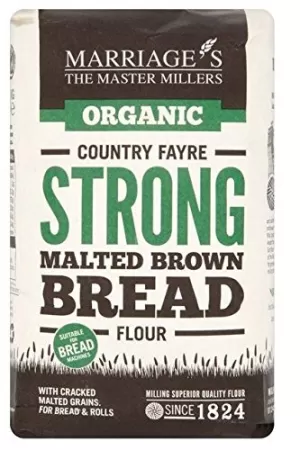 W & H MARRIAGE & SON - Organic Country Fayre Strong Malted Brown Bread Flour