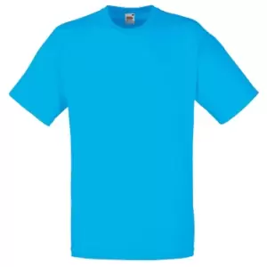 Fruit Of The Loom Mens Valueweight Short Sleeve T-Shirt (2XL) (Azure Blue)