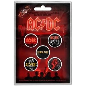 AC/DC - PWR-UP Button Badge Pack