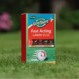 Westland Gro-Sure Fast Acting Lawn Seed 30m2 + 20% Extra Free