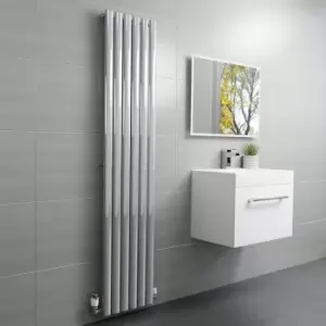 Chrome Vertical Single Panel Radiator 1600 x 360mm - Margo