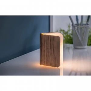 Gingko Mini Smart Book Light - Walnut