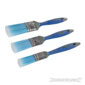 Silverline 344268 No-Loss Synthetic Paint Brush Set 3pce