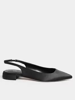 Long Tall Sally Slingback Point Pump Black, Size 13, Women