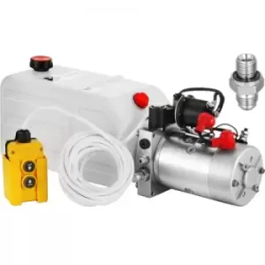 VEVOR Hydraulic Pump 12V single action hydraulic pump Dump Trailer Hydraulic Pump single acting hydraulic pump 7 Quart hydraulic pump single acting du