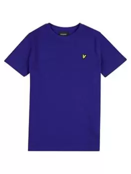 Lyle & Scott Boys Classic Short Sleeve T-Shirt - Blue Size 7-8 Years