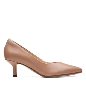 Clarks Violet Court Heels - Nude