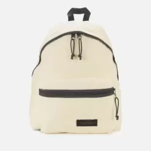 Eastpak Mens Shearling Padded Pak'R Backpack - White