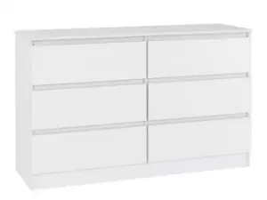 Seconique Malvern White 33 Drawer Chest of Drawers