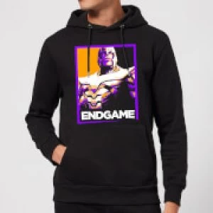 Avengers Endgame Thanos Poster Hoodie - Black - M