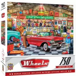 Masterpieces Puzzle Wheels the Auctioneer Puzzle 750 Piece Jigsaw Puzzle