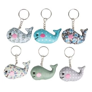 Sass & Belle Vintage Mini Whale (1 Random Supplied) Keyring