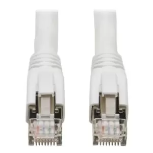 Tripp Lite N272-020-WH Cat8 25G/40G Certified Snagless Shielded S/FTP Ethernet Cable (RJ45 M/M) PoE White 20 ft. (6.09 m)