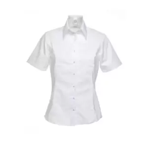 Kustom Kit Womens/Ladies Short Sleeve Business/Work Shirt (6) (White)