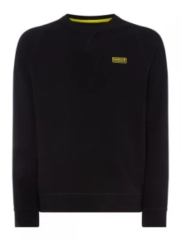 Mens Barbour Essential Crew Neck Sweat Black