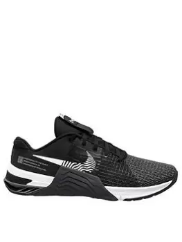 Nike Metcon 8 - Black/White/Grey, Size 6, Men