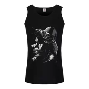 Unorthodox Collective Mens Lost In Space Vest Top (L) (Black)