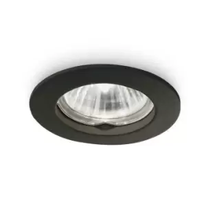 Jazz Indoor Recessed Downlight Lamp 1 Light Black GU10