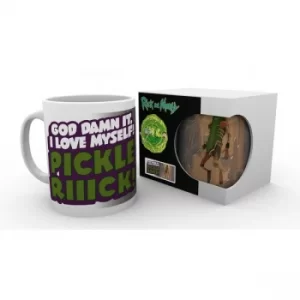 Rick and Morty Rat Suit Pickle Rick Mug