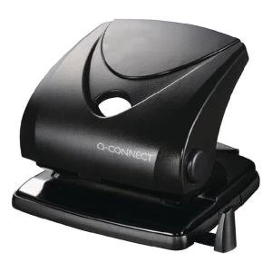 Q-Connect Standard Duty Hole Punch 30 Sheet Black 827P