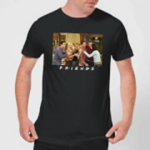 Friends Cast Shot Mens T-Shirt - Black - M