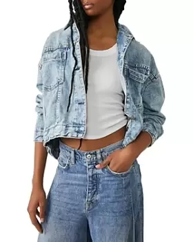 Free People Opal Swing Denim Jacket