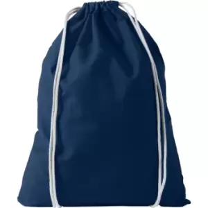 Bullet Oregon Cotton Premium Rucksack (44 x 32 cm) (Navy) - Navy