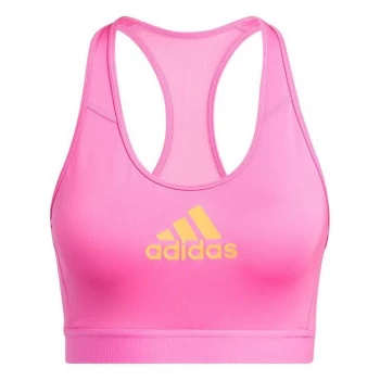 adidas Don't Rest Logo Bra - Screaming Pink