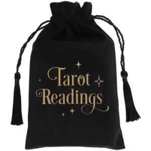 Something Different Tarot Readings Drawstring Bag (One Size) (Black/Gold)