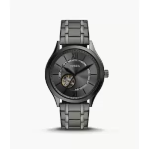 Fossil Mens Fenmore Automatic Stainless Steel Watch - Gunmetal